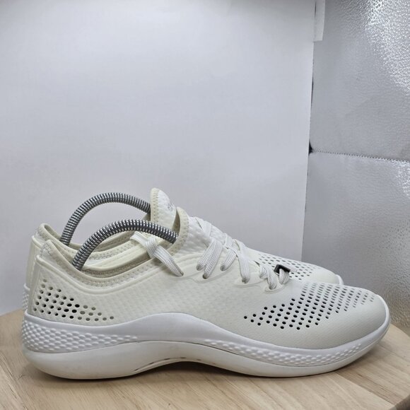 Mens Size 8 - CROCS LiteRide 360 Pacer 206715 Running Casual Shoes White - Picture 3 of 9